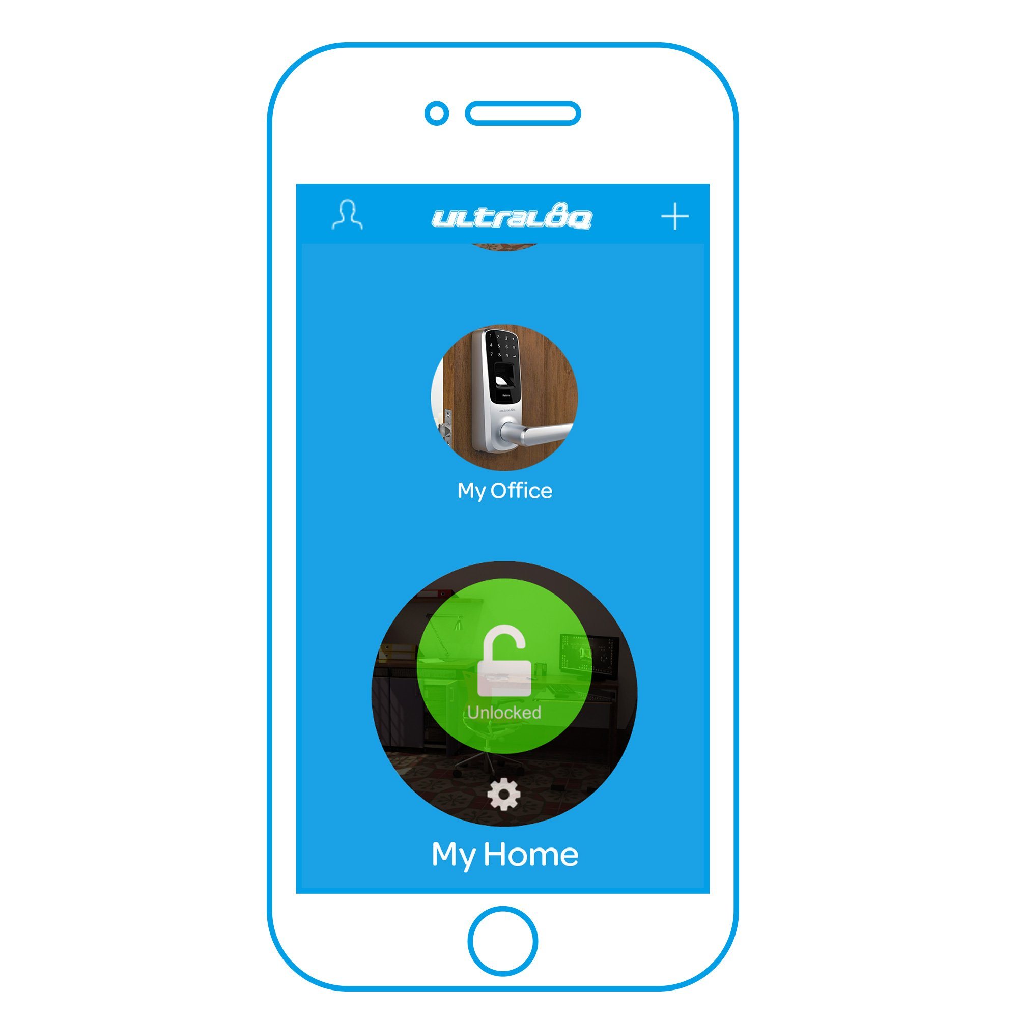 Ultraloq UL3 BT (2nd Gen) Bluetooth Enabled Fingerprint and Touchscreen Smart Lever Lock | Remote Pro